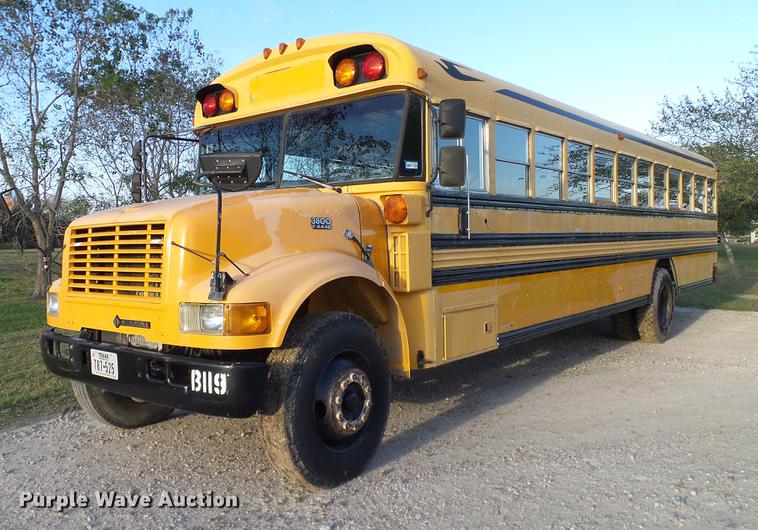 image for item DC7963 1997 International 3800 Blue Bird school bus