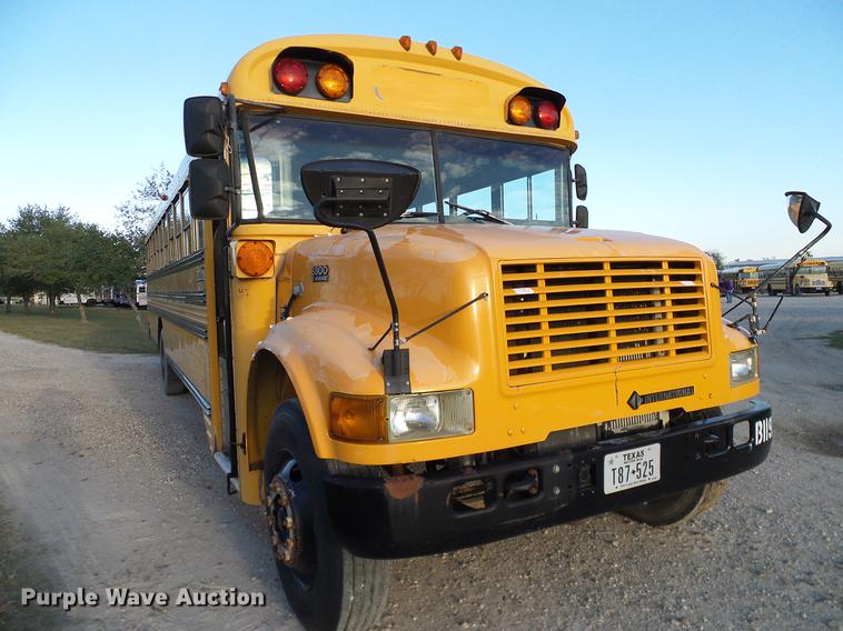 image for item DC7963 1997 International 3800 Blue Bird school bus