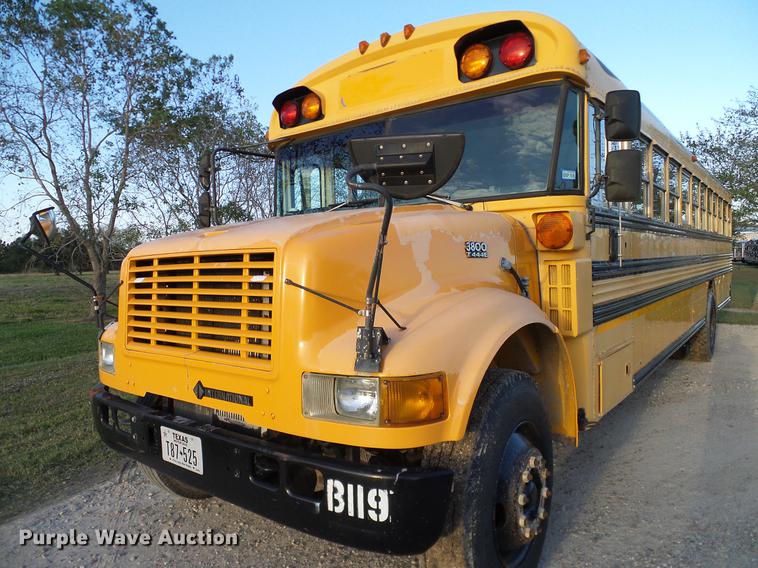 image for item DC7963 1997 International 3800 Blue Bird school bus