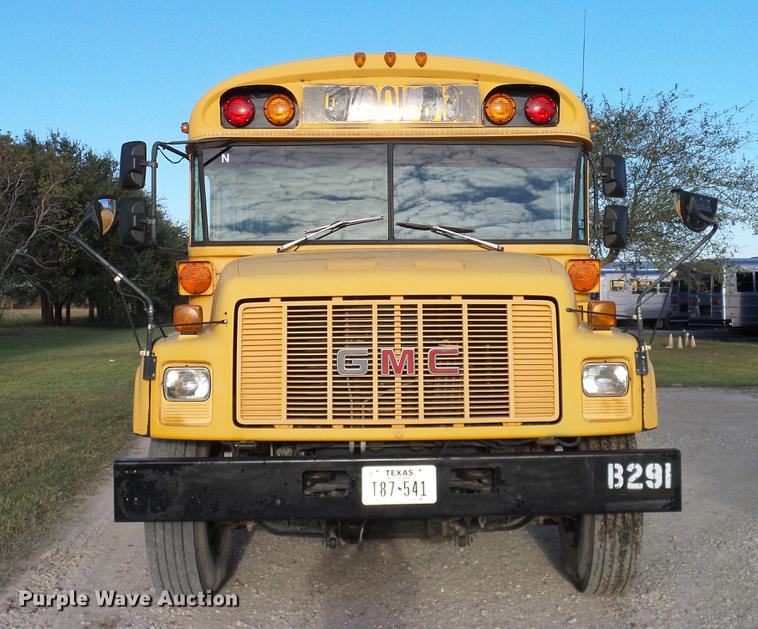 image for item DC7964 1999 GMC Blue Bird school bus