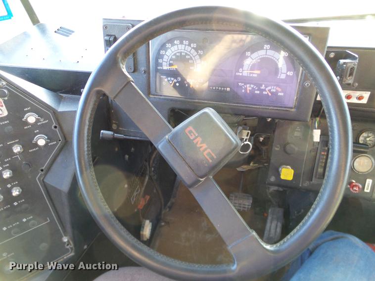 image for item DC7964 1999 GMC Blue Bird school bus