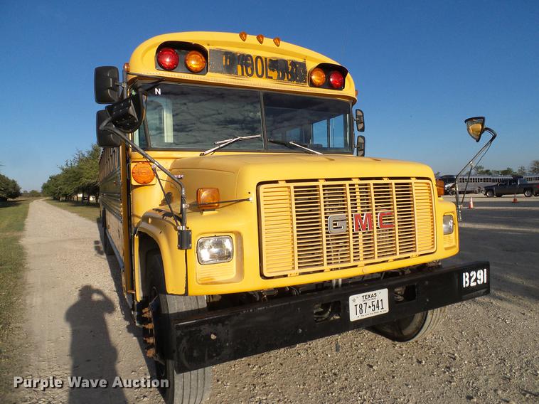 image for item DC7964 1999 GMC Blue Bird school bus