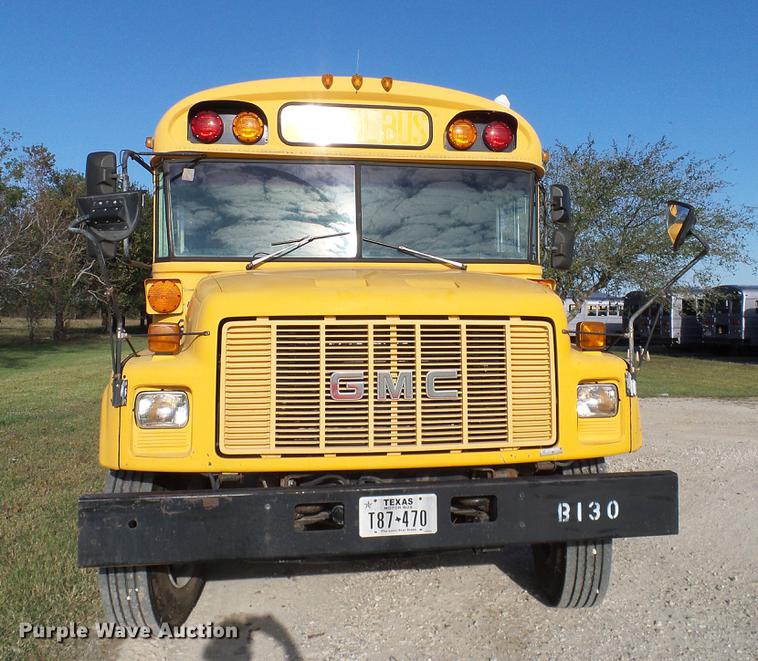 image for item DC7965 1997 GMC Blue Bird school bus