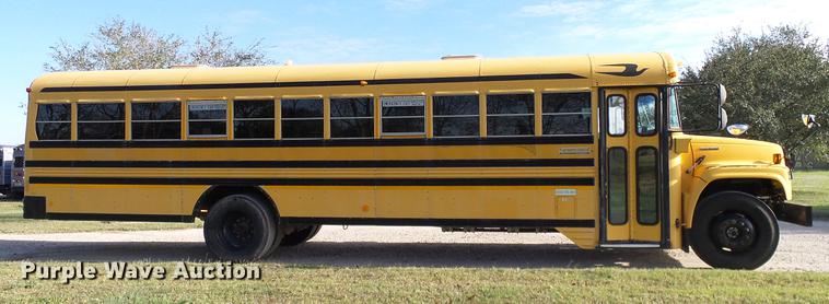 image for item DC7965 1997 GMC Blue Bird school bus