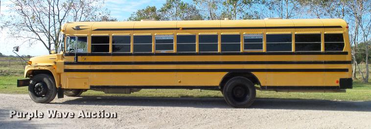 image for item DC7965 1997 GMC Blue Bird school bus