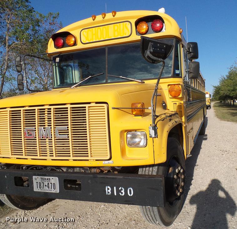 image for item DC7965 1997 GMC Blue Bird school bus
