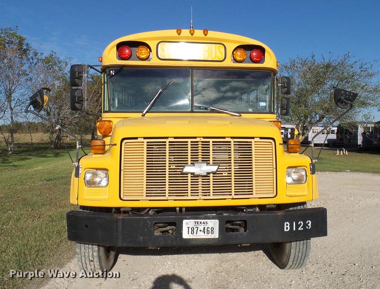image for item DC7966 1998 Chevrolet Blue Bird school bus