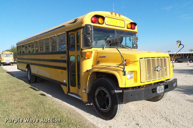 image for item DC7966 1998 Chevrolet Blue Bird school bus