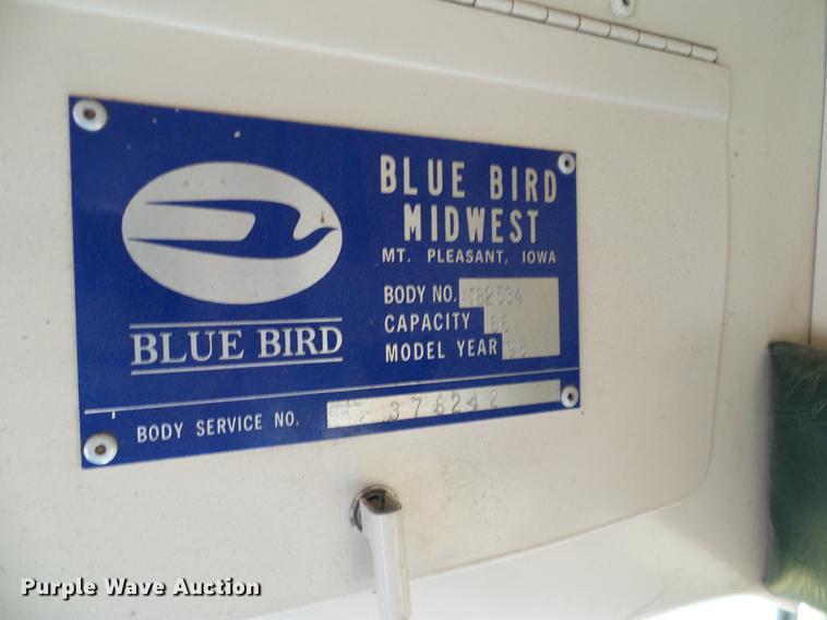 image for item DC7966 1998 Chevrolet Blue Bird school bus