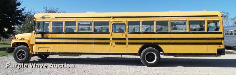 image for item DC7967 1995 Chevrolet Blue Bird school bus