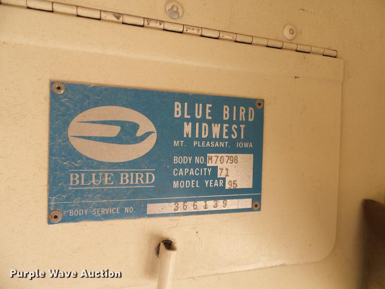 image for item DC7967 1995 Chevrolet Blue Bird school bus