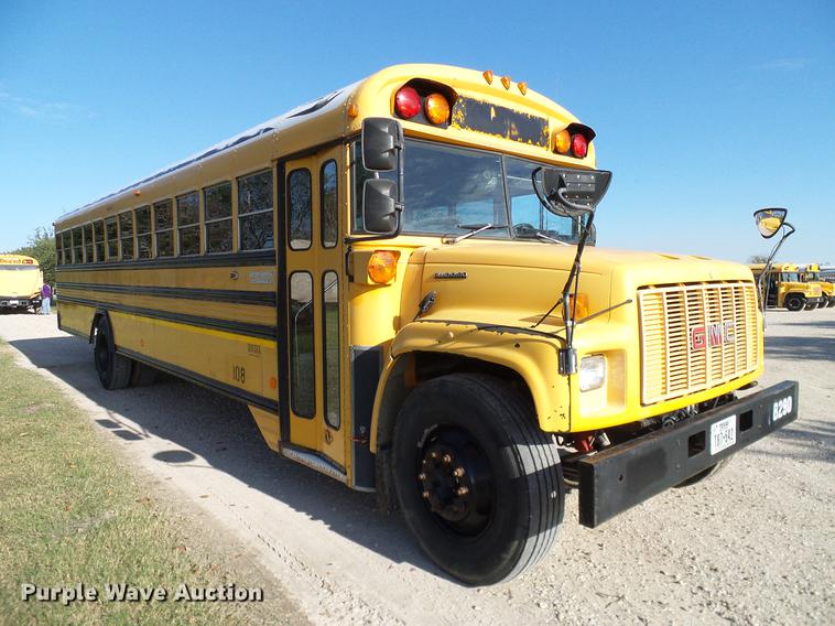 image for item DC7968 1999 GMC B7 school bus