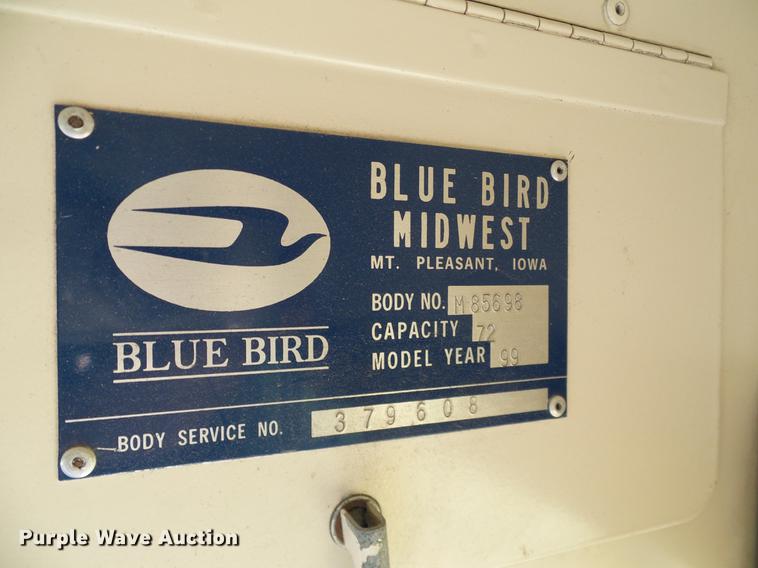 image for item DC7968 1999 GMC B7 school bus