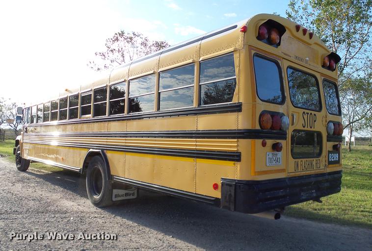 image for item DC7969 1999 GMC Blue Bird school bus