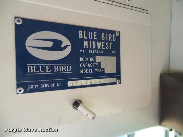 image for item DC7969 1999 GMC Blue Bird school bus