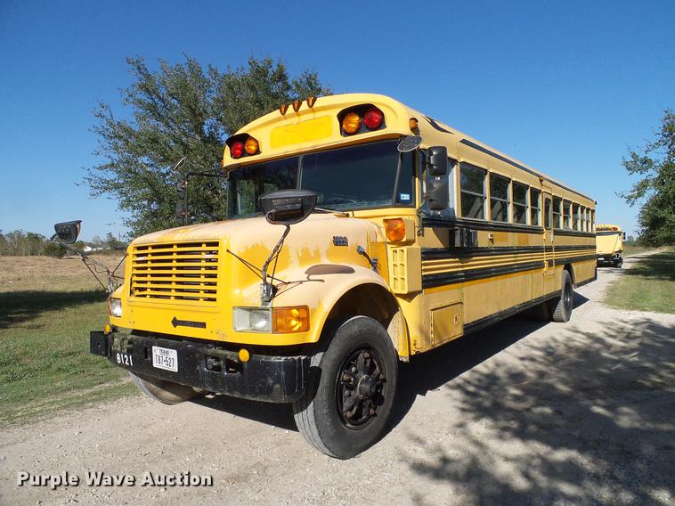 image for item DC7971 1995 International 3800 Blue Bird school bus