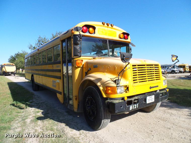 image for item DC7971 1995 International 3800 Blue Bird school bus