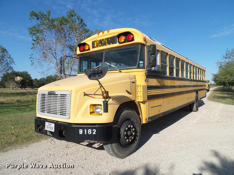 image for item DC7972 1998 Freightliner FS65 Blue Bird school bus