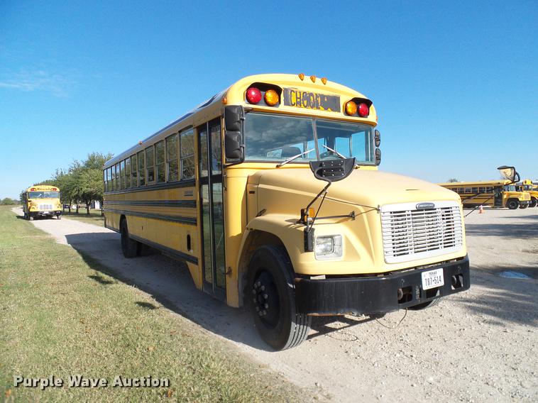 image for item DC7972 1998 Freightliner FS65 Blue Bird school bus