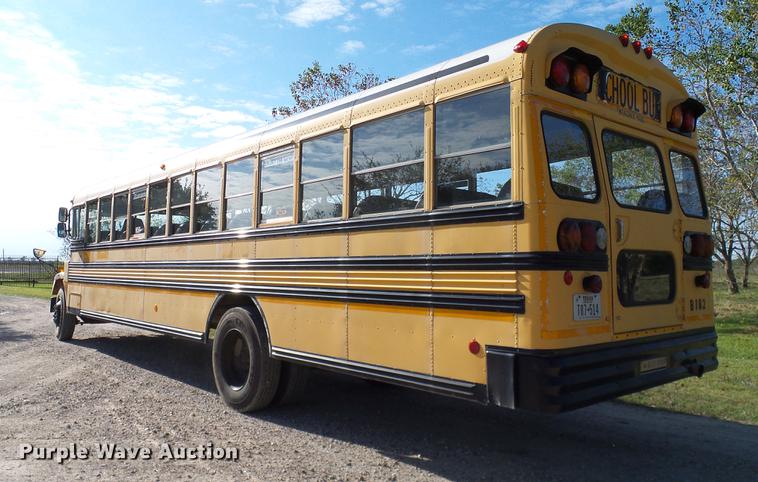 image for item DC7972 1998 Freightliner FS65 Blue Bird school bus