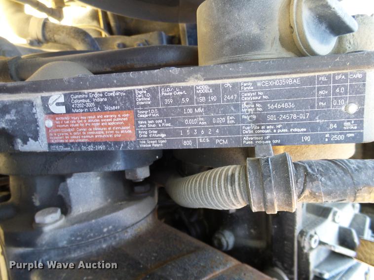 image for item DC7972 1998 Freightliner FS65 Blue Bird school bus