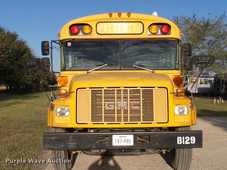 image for item DC7975 1996 GMC Blue Bird school bus