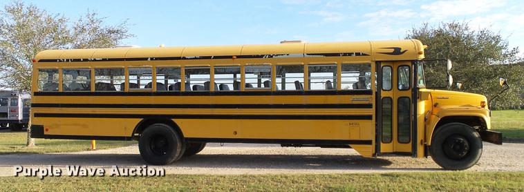 image for item DC7975 1996 GMC Blue Bird school bus