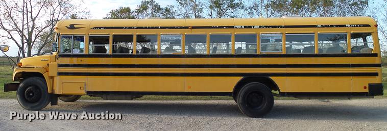 image for item DC7975 1996 GMC Blue Bird school bus