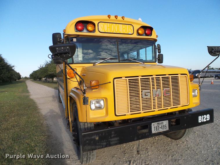 image for item DC7975 1996 GMC Blue Bird school bus