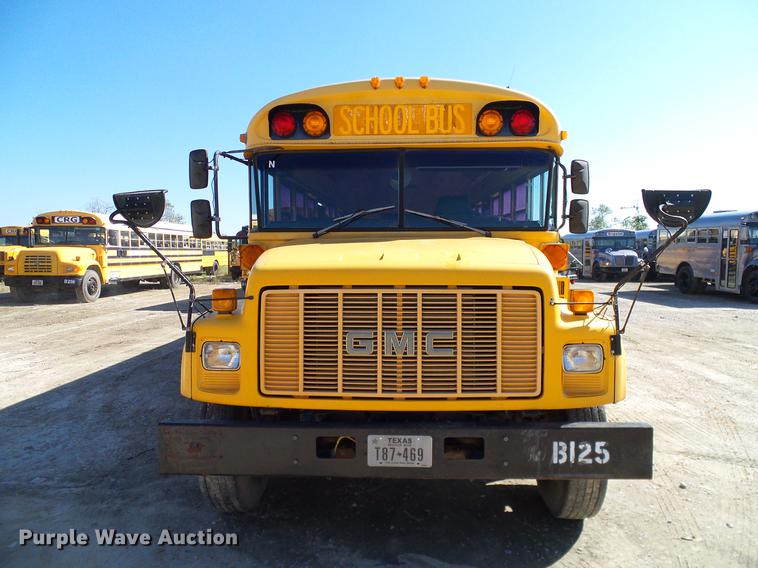 image for item DC7976 1997 GMC Blue Bird school bus