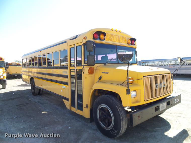 image for item DC7976 1997 GMC Blue Bird school bus