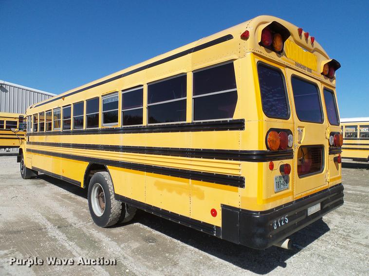 image for item DC7976 1997 GMC Blue Bird school bus
