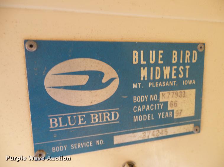 image for item DC7976 1997 GMC Blue Bird school bus