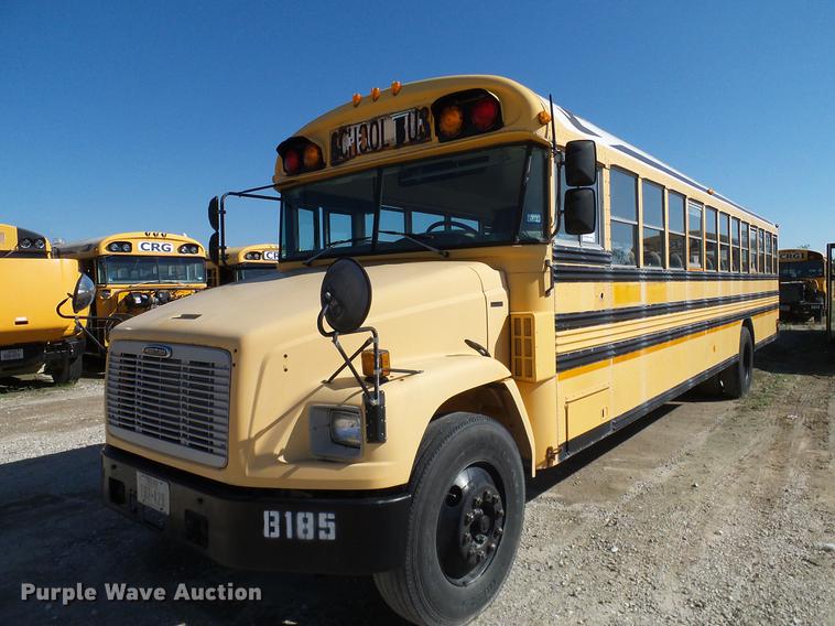 image for item DC7977 1998 Freightliner FS65 Blue Bird school bus
