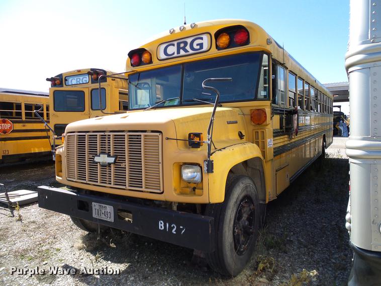 image for item DC7978 1997 Chevrolet Blue Bird school bus