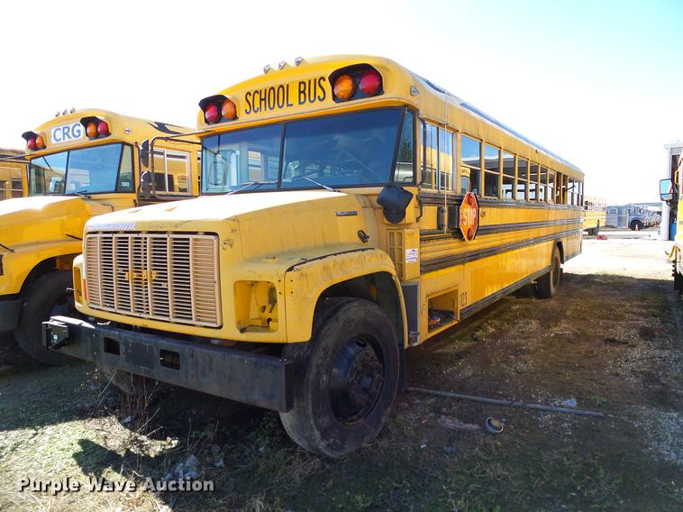 image for item DC7980 1999 GMC Blue Bird bus