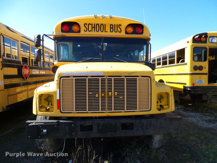 image for item DC7980 1999 GMC Blue Bird bus