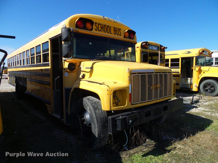 image for item DC7980 1999 GMC Blue Bird bus