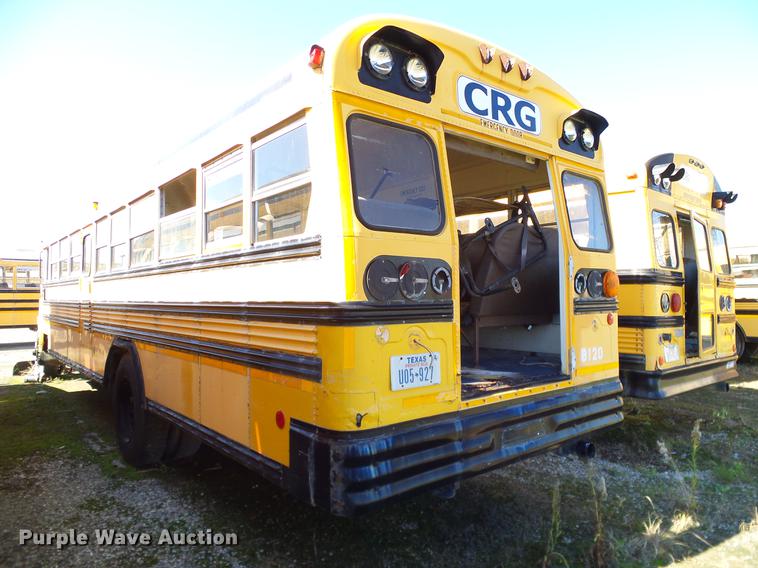image for item DC7985 1997 International 3800 Blue Bird school bus