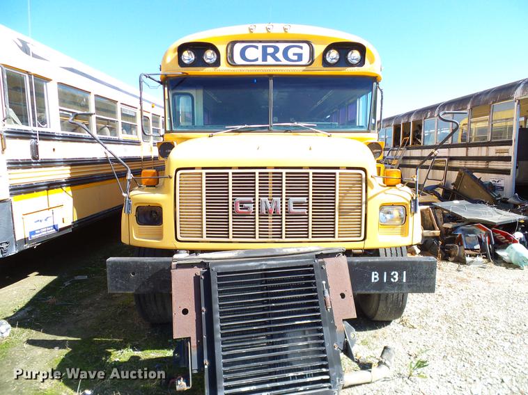 image for item DC7986 1997 GMC Blue Bird school bus