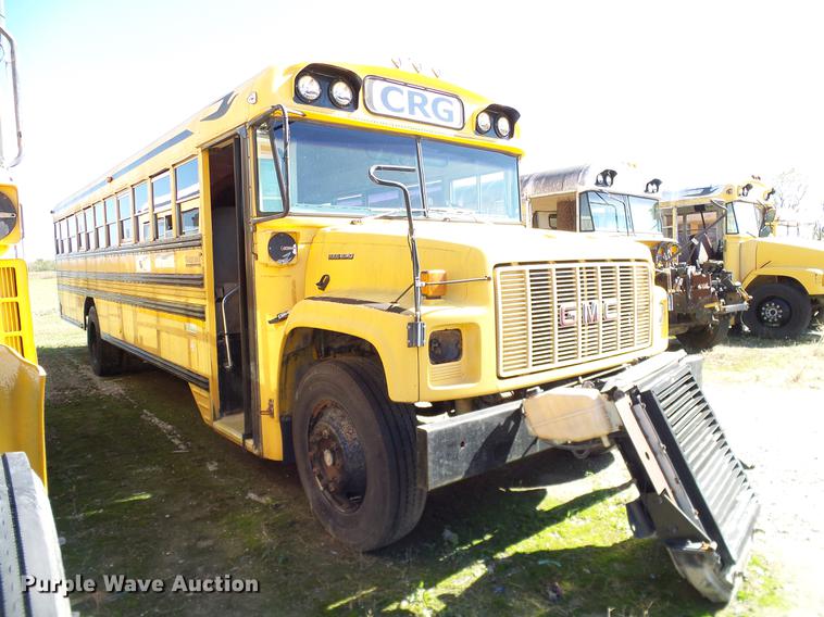 image for item DC7986 1997 GMC Blue Bird school bus