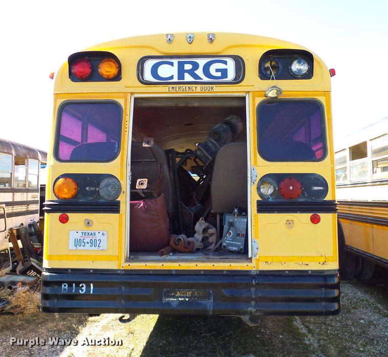 image for item DC7986 1997 GMC Blue Bird school bus