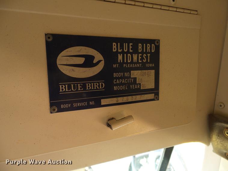 image for item DC7986 1997 GMC Blue Bird school bus