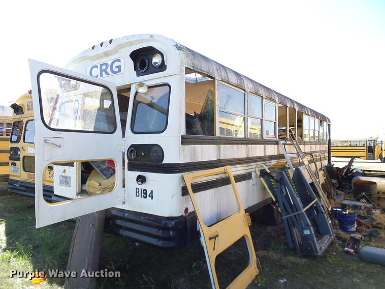 image for item DC7987 1998 Freightliner FS65 Blue Bird school bus