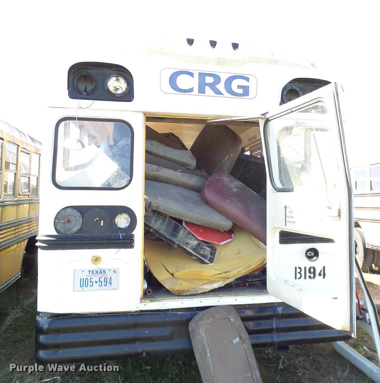 image for item DC7987 1998 Freightliner FS65 Blue Bird school bus