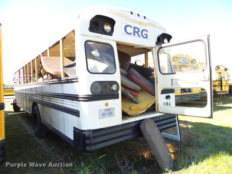 image for item DC7987 1998 Freightliner FS65 Blue Bird school bus