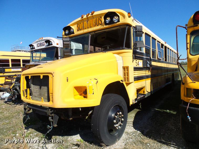 image for item DC7988 2001 Freightliner FS65 Blue Bird school bus