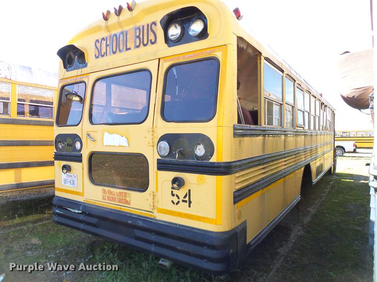 image for item DC7988 2001 Freightliner FS65 Blue Bird school bus
