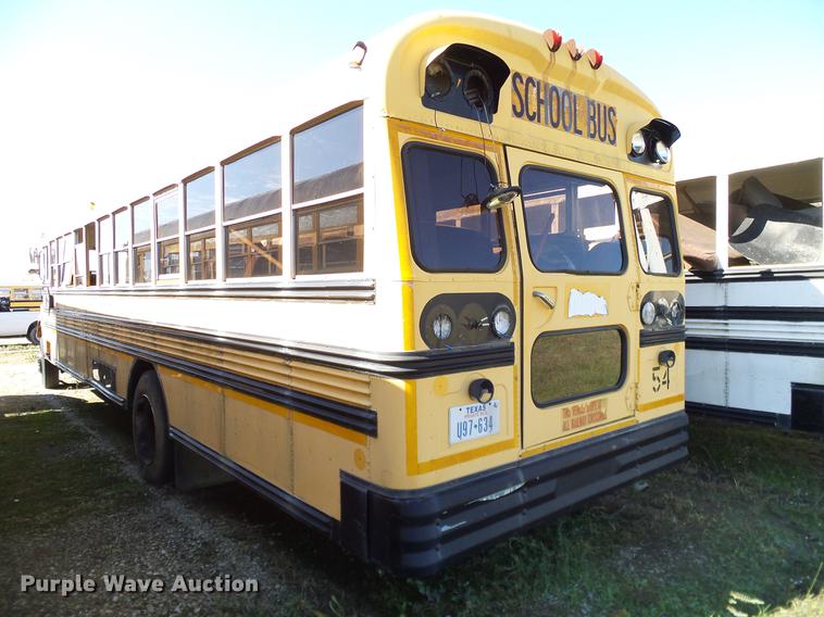 image for item DC7988 2001 Freightliner FS65 Blue Bird school bus