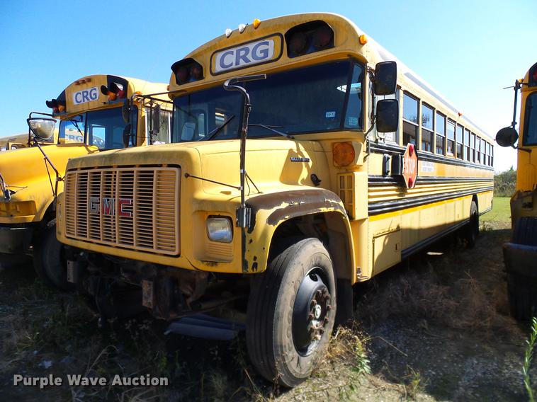 image for item DC7992 1997 GMC Blue Bird school bus